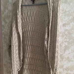 Dana Buchman crocheted shrug